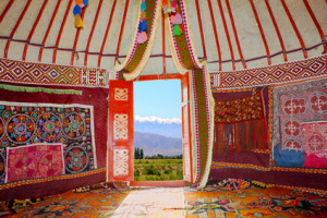 Kazakh nomads dwelling