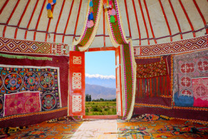 Kazakh nomads dwelling